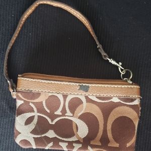 Coach type Wristlet